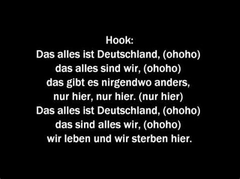 Das Alles Ist Deutschland Songtext Von Bushido Lyrics