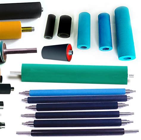 Professional Molded Silicone Rubber Roller For Printing Machine Factory