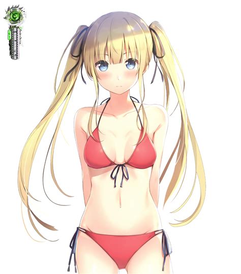 Saekano Sawamura Spencer Eri Beautiful Bikini Pose Render Ors Anime