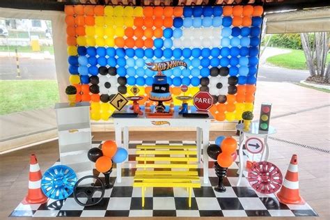 Decora O De Festa De Anivers Rio Infantil Hot Wheels