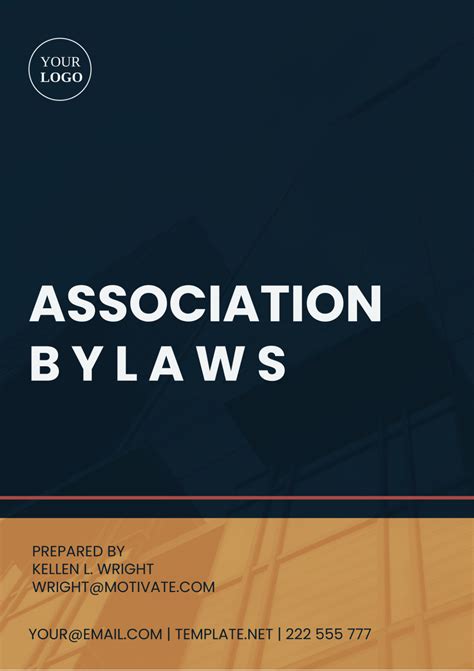 Free Bylaw Templates Edit Online And Download