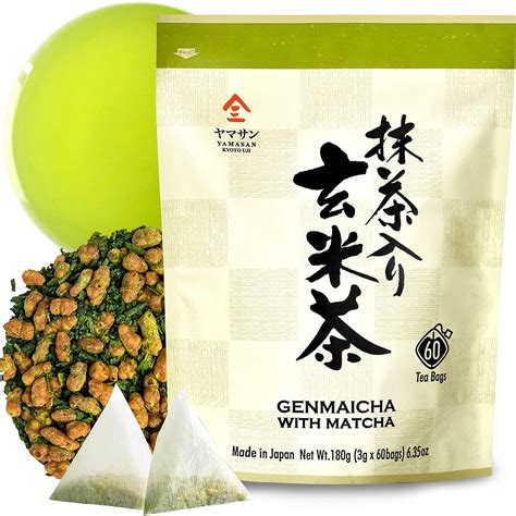 Amazon Genmaicha Green Tea With Matcha Roasted Brown Rice Tea