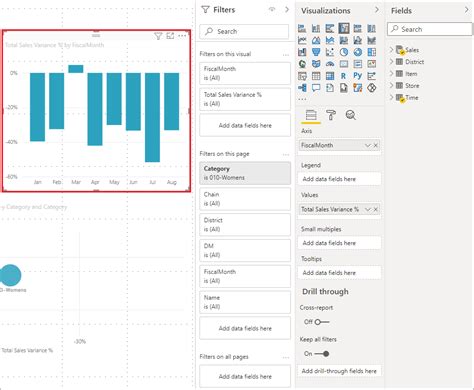 Tour The Report Editor Power Bi Microsoft Learn