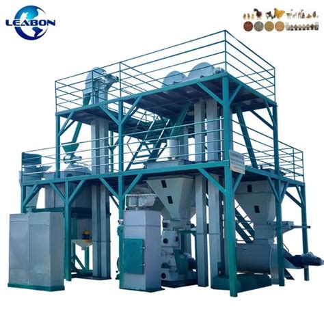 Poultry Animal Feed Pellet Production Line Agricultural Machinery Feed