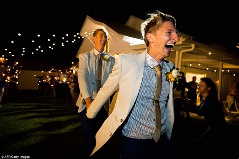 Melbourne Same Sex Brides Officially Marry At Midnight Daily Mail Online