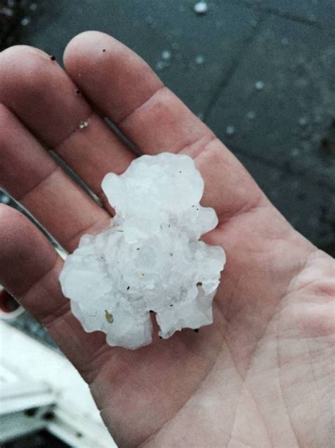 Giant Hailstones Hit Uk Weather After Hottest Day Of The Year Metro News