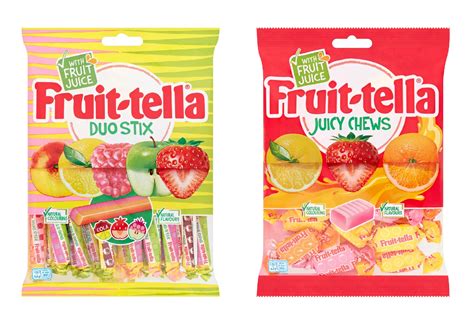 Fruittella Juicy Chews 170g / Fruittella Duo Stix 160g Packs of 2, 4 ...