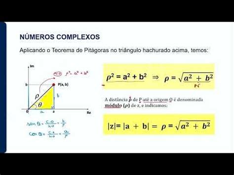 Modulos De Numeros Complexos - 4ª aula Números complexos Norma, Módulo e Argumento de um Número ...
