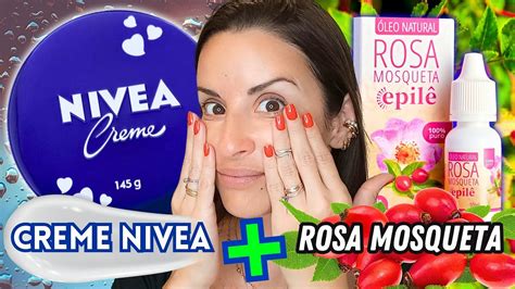 Creme Nivea Da Latinha Azul E Leo De Rosa Mosqueta Como Usar