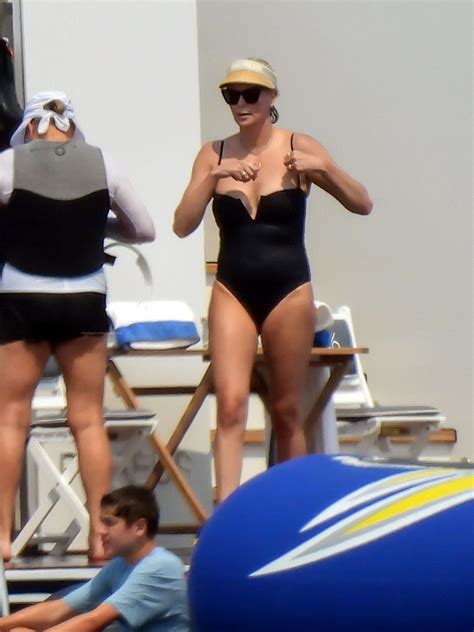 Charlize Theron Showed A Tight Ass In A Bikini While Relaxing On A Yacht The Fappening