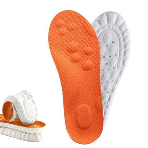 Steppers Insoles for Men Women, 4D Cloud Comfort Memory Foam Inserts