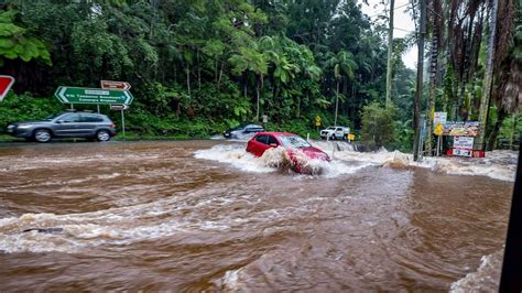 South East Queensland Battered By Severe Storms With Heavy Rainfall