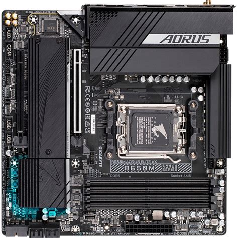 GIGABYTE B650M AORUS Elite AX Socket AM5 Moederbord Zwart RAID 2 5