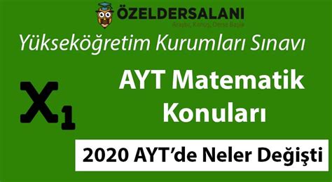 2024 AYT Matematik Konuları ve Soru Dağılımı Özel Ders Alanı