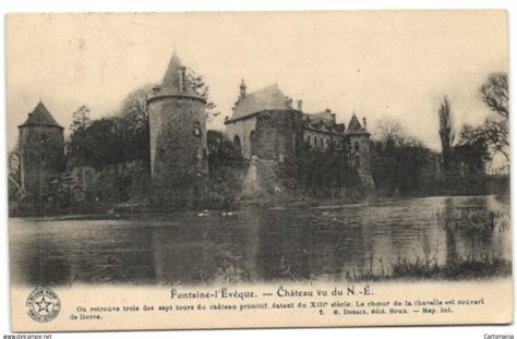 Fontaine l Evêque Fontaine l Evêque Château vu de N E