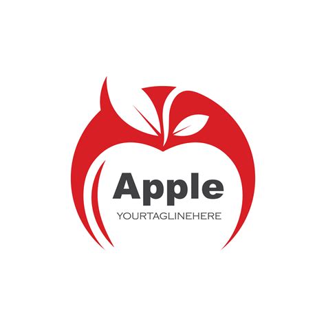Apple logo icon vector illustration design 19608649 Vector Art at Vecteezy