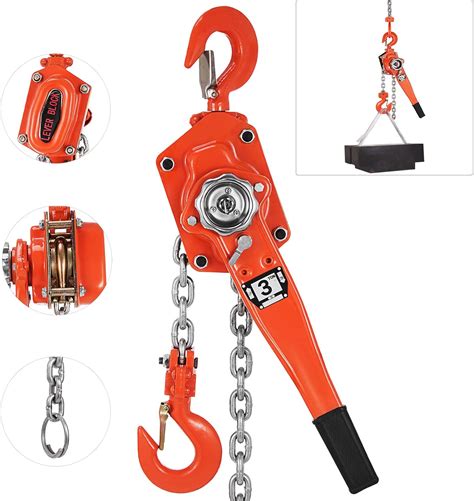 Amazon Happybuy Chain Ton B Yhzdprchain Hoist Orange