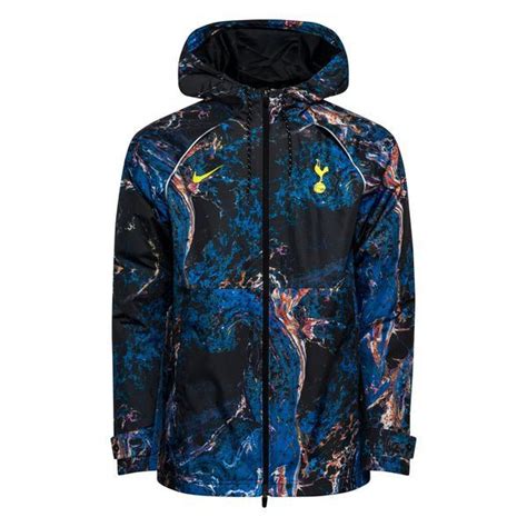 Tottenham Jacke AWF GX Schwarz Neongrün unisportstore at