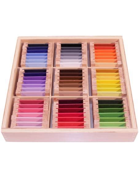 Caja De Color Nº3 Con 63 Tablas De Colores Montessori Para Todos