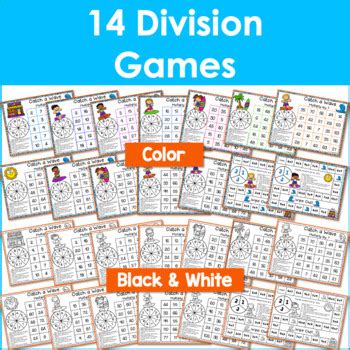 Division Games Fact Fluency Surf By Peggy Means Primary Flourish