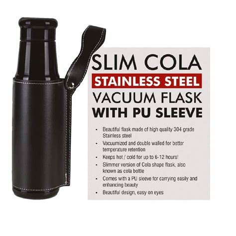 Standard Black Silver Stainless Steel Vacuum Flask Water Bottle 500