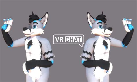 Create Custom Vrchat Avatar Vtuber 3d Model Furry Avatar For Vtuber