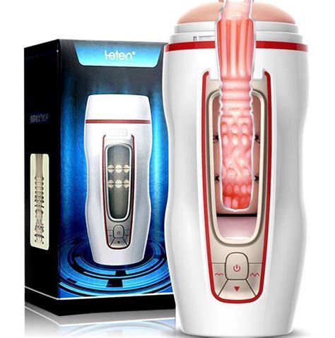 Leten Automatic Male Masturbator 49 Modes Strong Vibrator Pussy Masturbation Cup Realistic