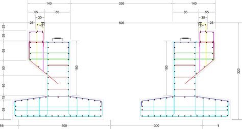 gambar penulangan abutment  koleksi gambar