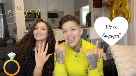 We Re Engaged Lesbian Story Time How She Proposed YouTube