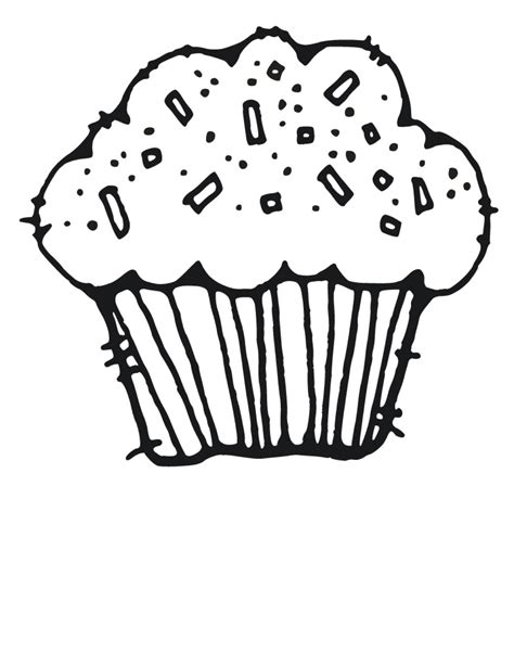 Coloring Pages Cupcake Printables