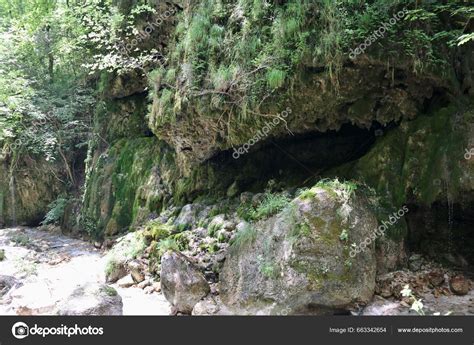 Senerchia Campania Italy June 2023 Acquabianca Waterfall Nature Trail