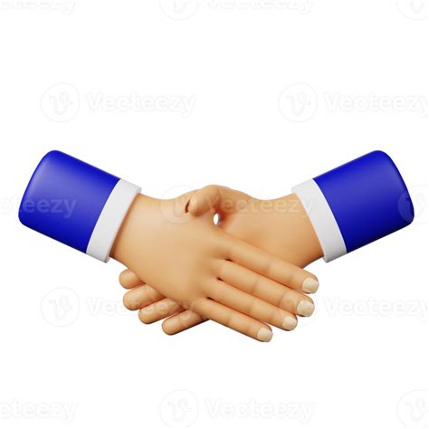 D Two Hands Shake Png