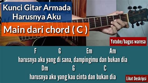 Kunci Gitar Harusnya Aku Armada Chord Harusnya Aku By Bagusslaw