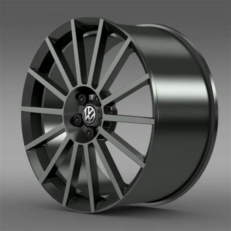 Vw Polo R Wrc Street Rim 3d Model Max Obj Fbx C4d Lwo Lw Lws Ma
