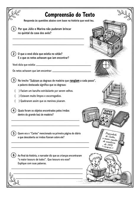 Atividade De Portugues 4 Ano Leitura E Interpretação - Atividades de português 4º ano leitura e interpretação em PDF