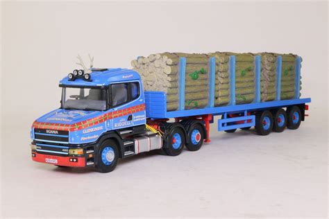 Corgi Classics Cc Scania T Cab Log Trailer J G Riddell Ltd