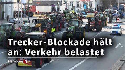 Trecker Blockade H Lt An Noch Immer Staus Und Sperrungen Youtube