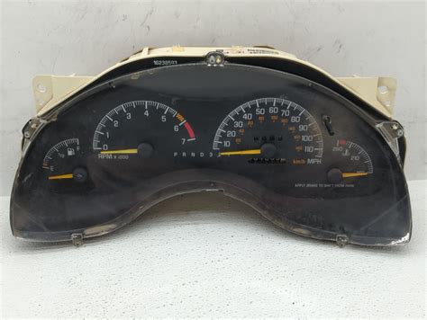 1998 2003 Pontiac Grand Prix Speedometer Instrument Cluster Gauges