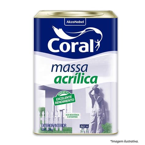Para Que Serve Massa Corrida Acrílica - Massa Corrida Acrílica Coral 25kg - Massa Corrida Acrílica Coral 25kg ...