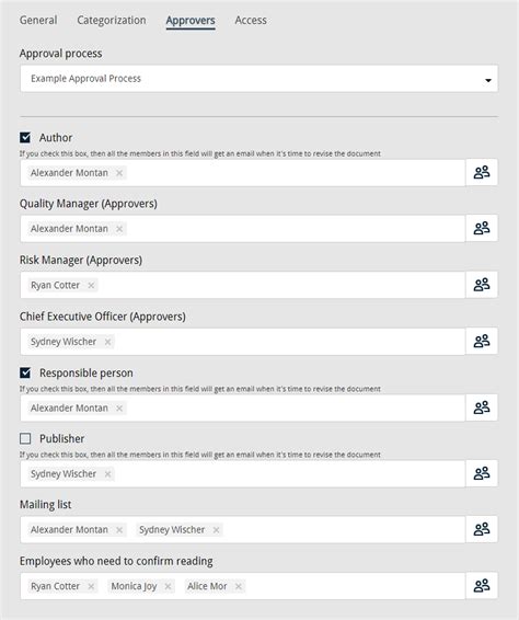 approval process ccq