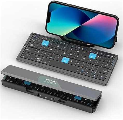 Sikai Case Teclado Bluetooth Plegable Con Soporte Magn Tico Mini