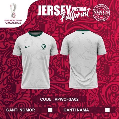 Jual Jersey Arab Saudi 2022 Grade Ori Shopee Indonesia