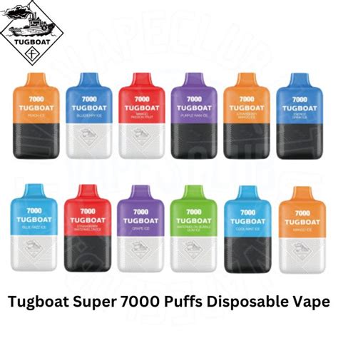 Tugboat Super 7000 Puffs Disposable Vape Buy Best Shop Dubai