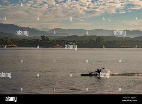 Canoer Sukhna Lake Chandigarh Punjab India Stock Photo Alamy