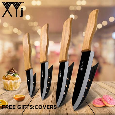 Xyj Meat Cleaver Chef Knives Zirconium Oxide Ceramic Kitchen Knife Sets