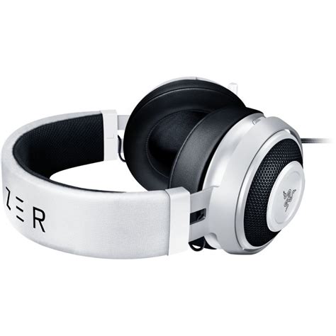 Razer headset Kraken Pro V2 Oval, white - Headphones - Photopoint