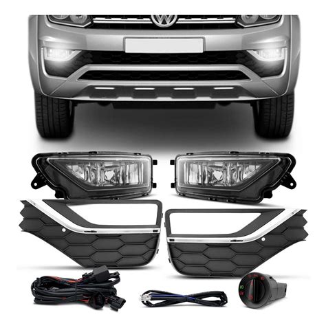 Kit Farol Milha Amarok 2018 2019 2020 Auxiliar Neblina Parcelamento