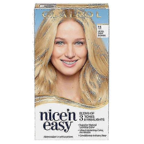 Clairol Nice N Easy Permanent Hair Color Creme 11 Ultra Light Blonde 1 Ea Fruugo UK