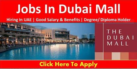 Real Dubai Mall Jobs 2023 Worldwide Scholarhsips