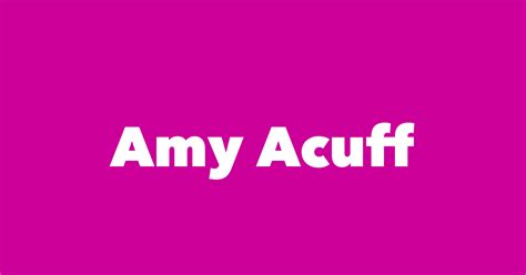Amy Acuff Spouse Children Birthday And More
